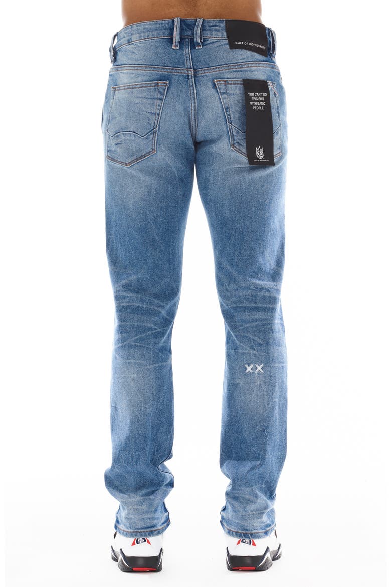 Rocker Slim Fit Jeans, Alternate, color, LIGHT SAND
