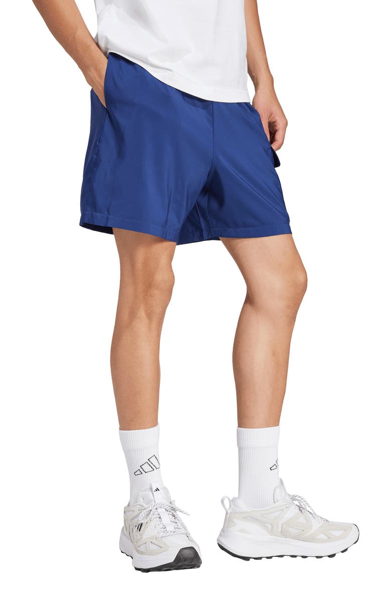 adidas Chelsea Cargo Shorts, Alternate, color, Dark Blue/ White