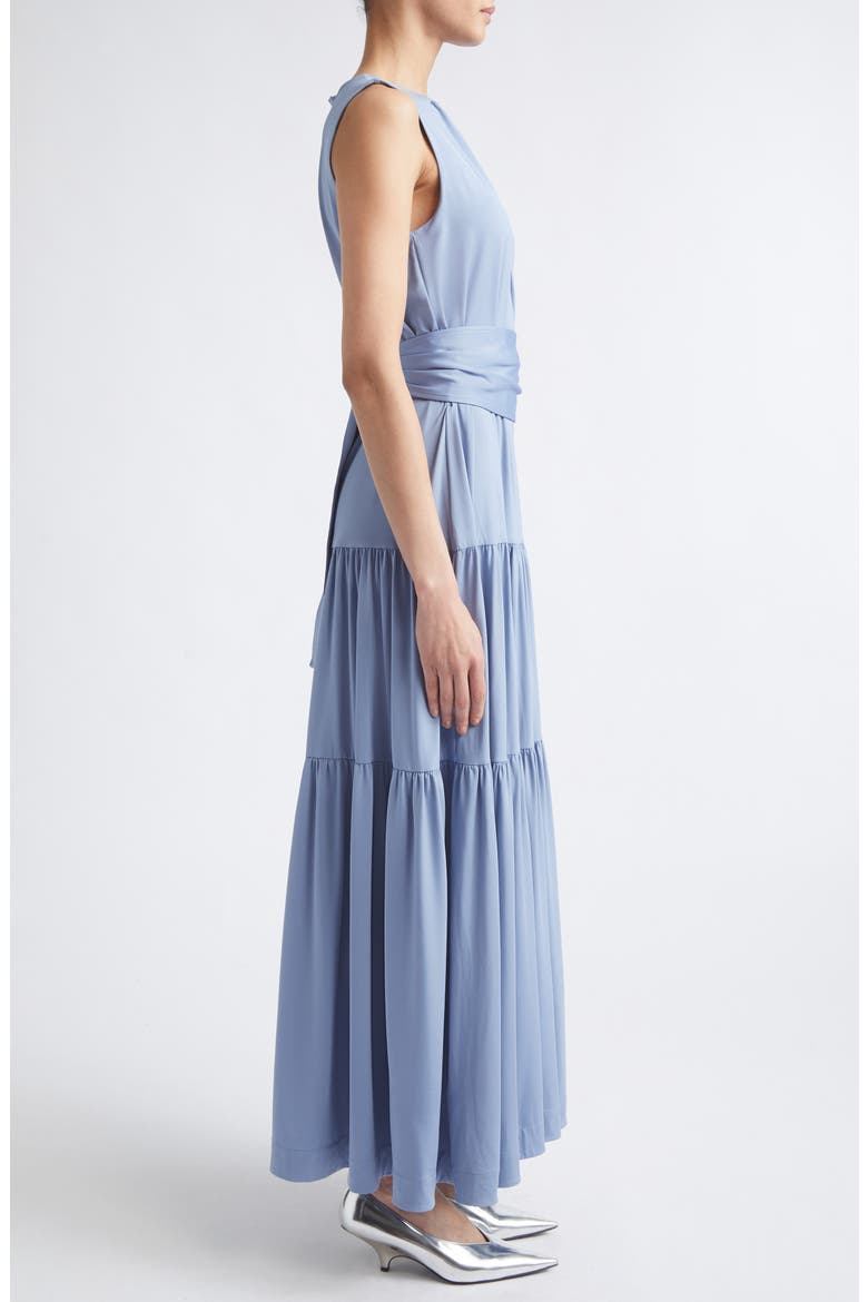 Liza Stretch Jersey Maxi Dress, Alternate, color, AMSONIA