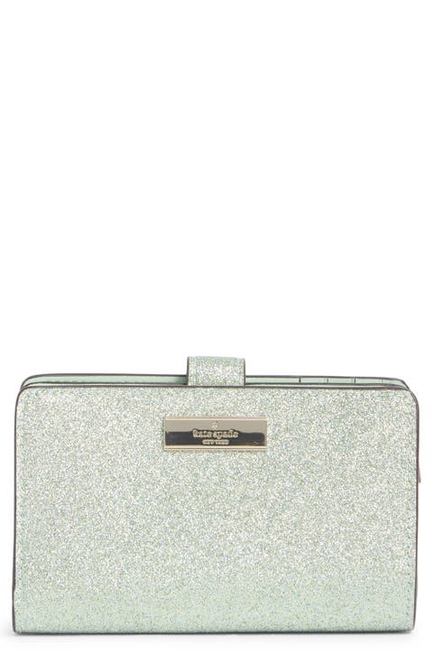 kenzie boxed glitter medium compact wallet