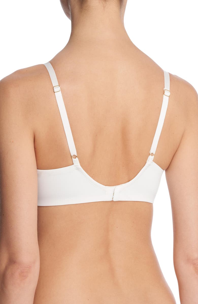 Natori Plush Romance Balconette Underwire Bra, Alternate, color, Light Ivory