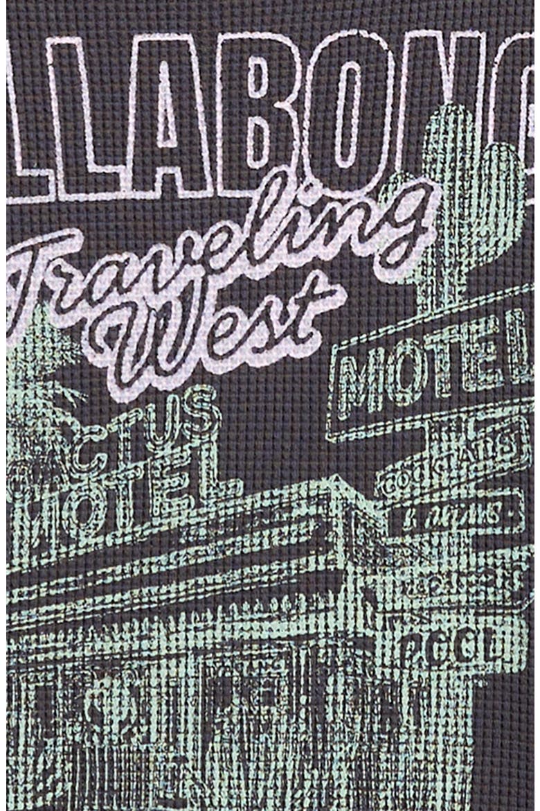 Kids' Traveling West Long Sleeve T-Shirt, Alternate, color, BLACK SANDS