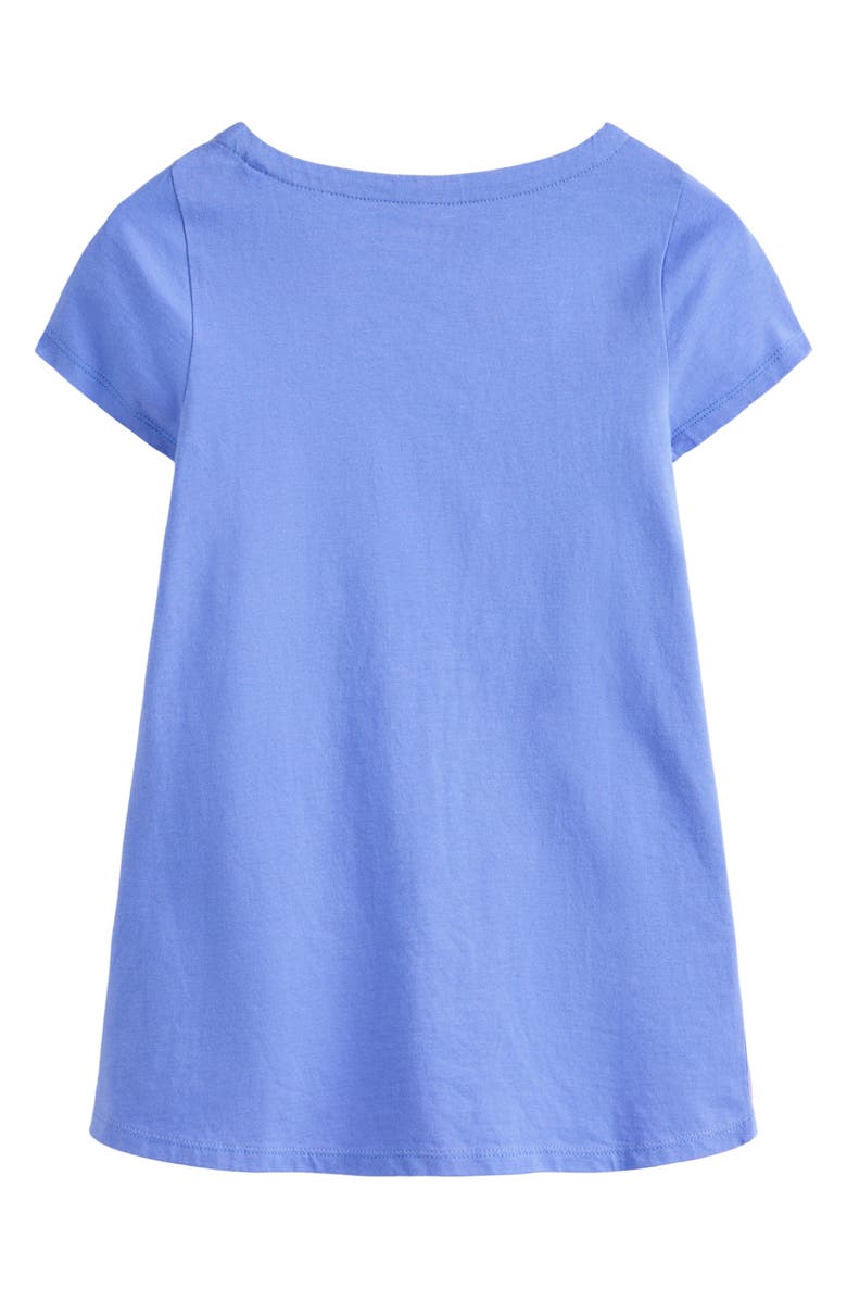 Mini Boden Kids' Bunny Appliqué Cotton Graphic Tunic Top, Alternate, color, 