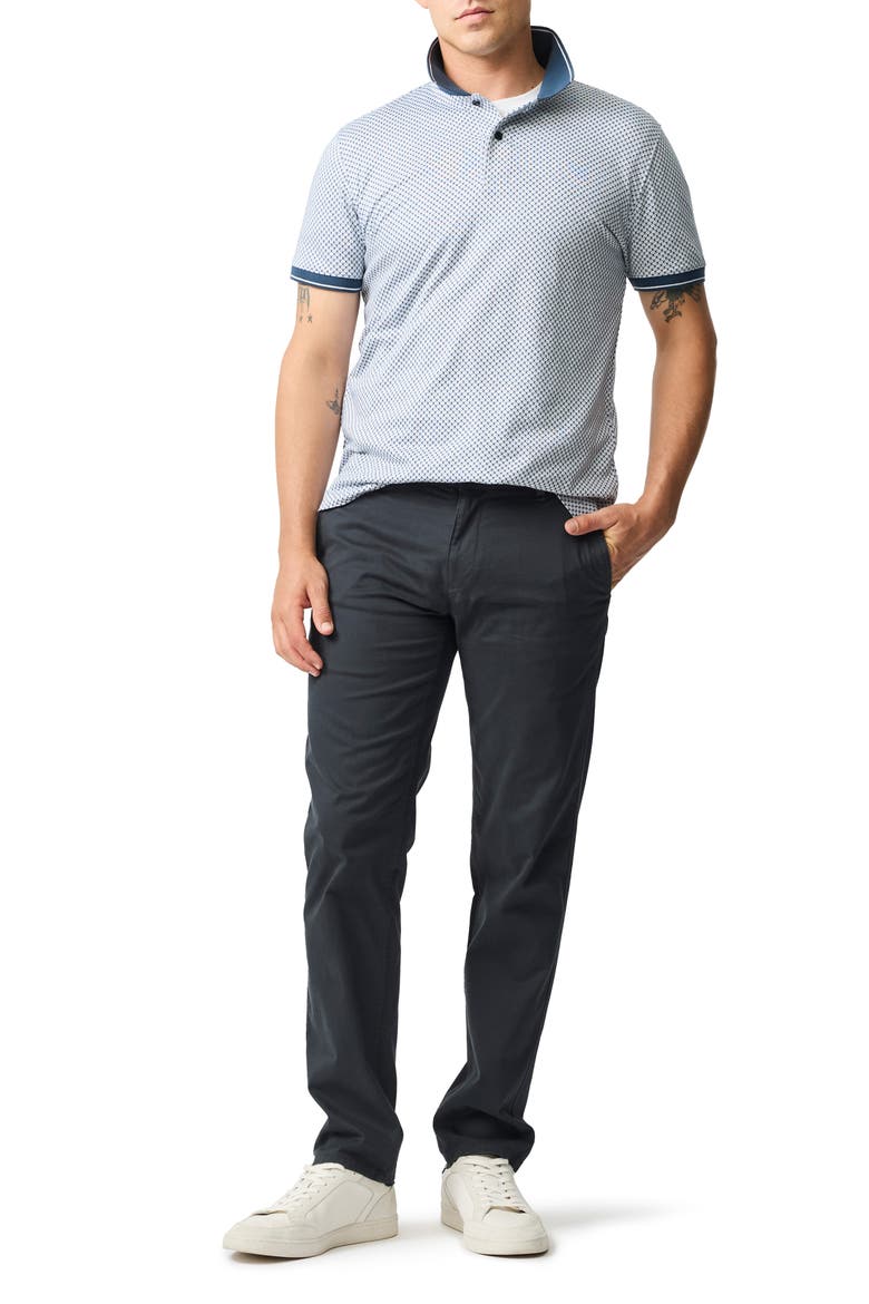 Thomas Road Stretch Cotton Flat Front Chinos, Alternate, color, COAL