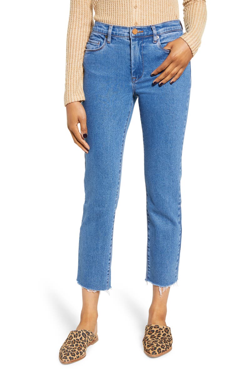 BLANKNYC The Madison Straight Leg Crop Jeans, Main, color, 