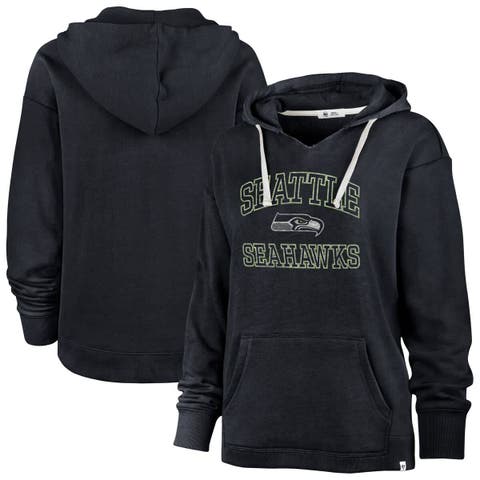 Women's '47  Navy Seattle Seahawks Clarity Naomi Hoodie