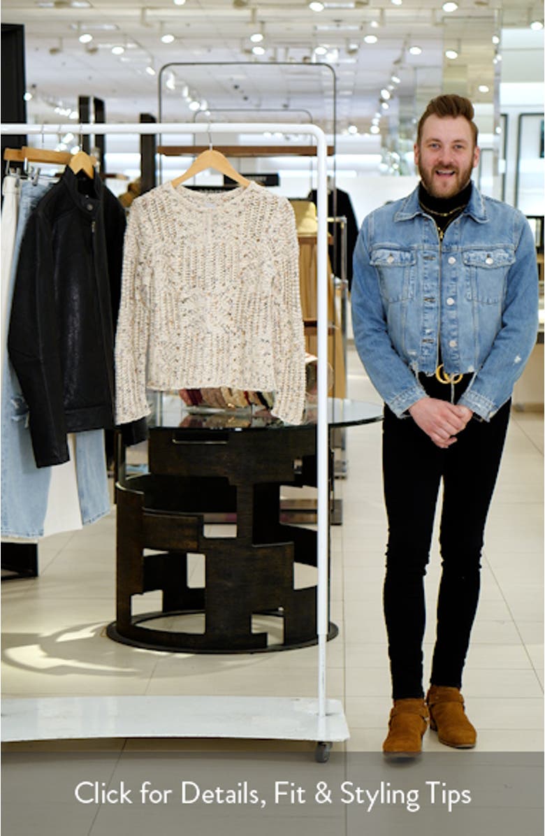 Open Stitch Sweater, sales video thumbnail