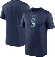 Nike Men's Nike  Navy Seattle Mariners Legend Fuse Large Logo Performance T-Shirt