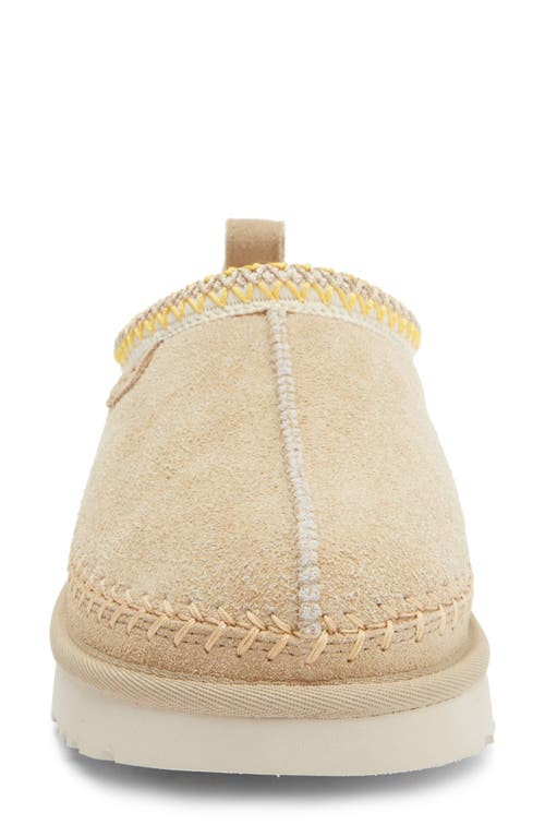 Ugg(r) Tasman Biarritz Genuine Shearling Lined Slipper In Yellow