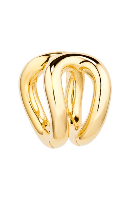Lie Studio Lié Studio The Steffie Earrings In Gold