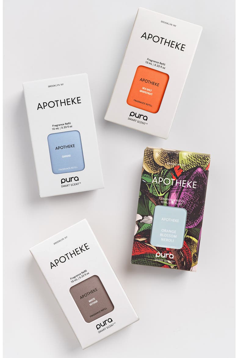 x Apotheke Best Sellers & Pura 4 Smart Fragrance Diffuser & Refill Set (Nordstrom Exclusive), Alternate, color, BLUE