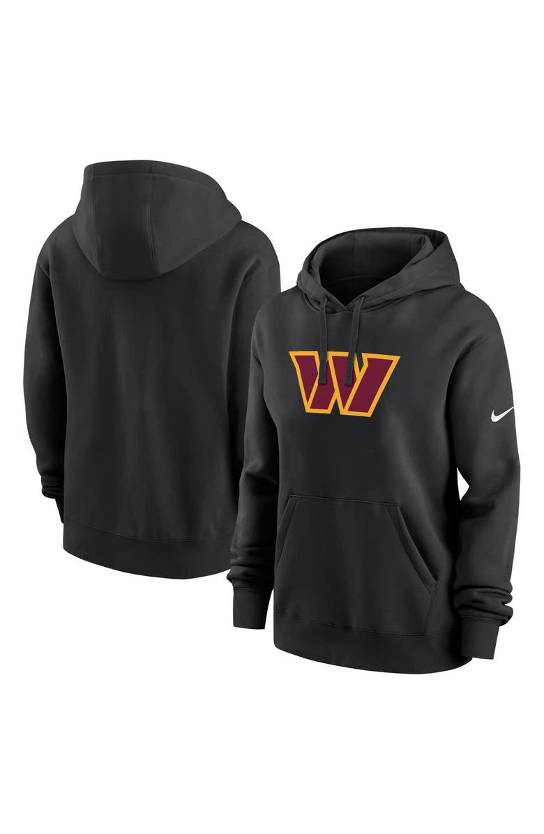 Nike Women's Nike Black Washington Commanders Club Fleece Pullover Hoodie, Alternate, color, Black