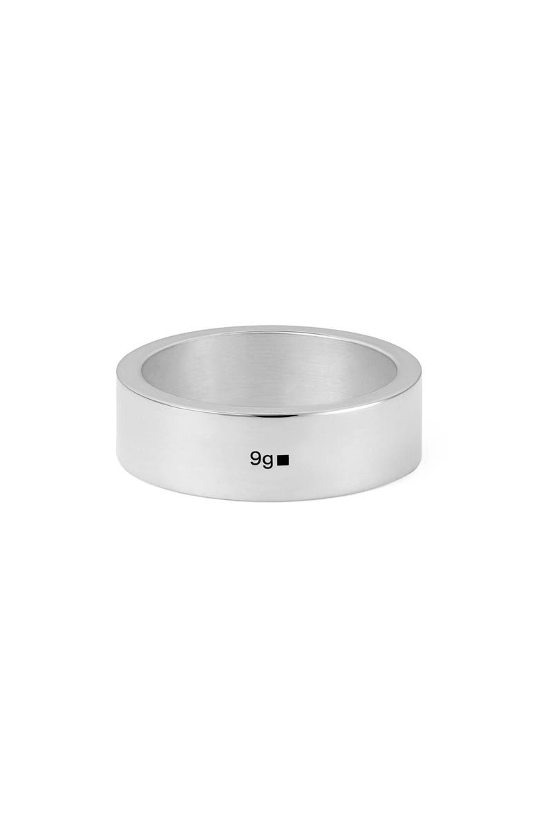 le gramme Men's Ribbon 9G Sterling Silver Band Ring, Main, color,
