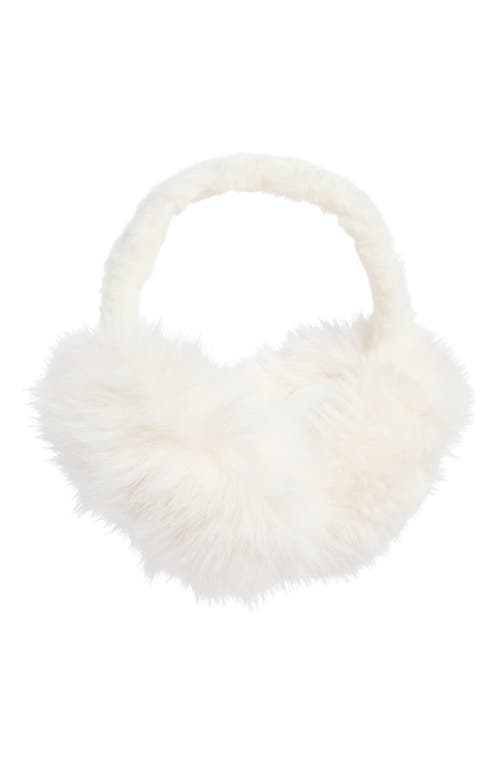 Bp. Faux Fur Earmuffs In White