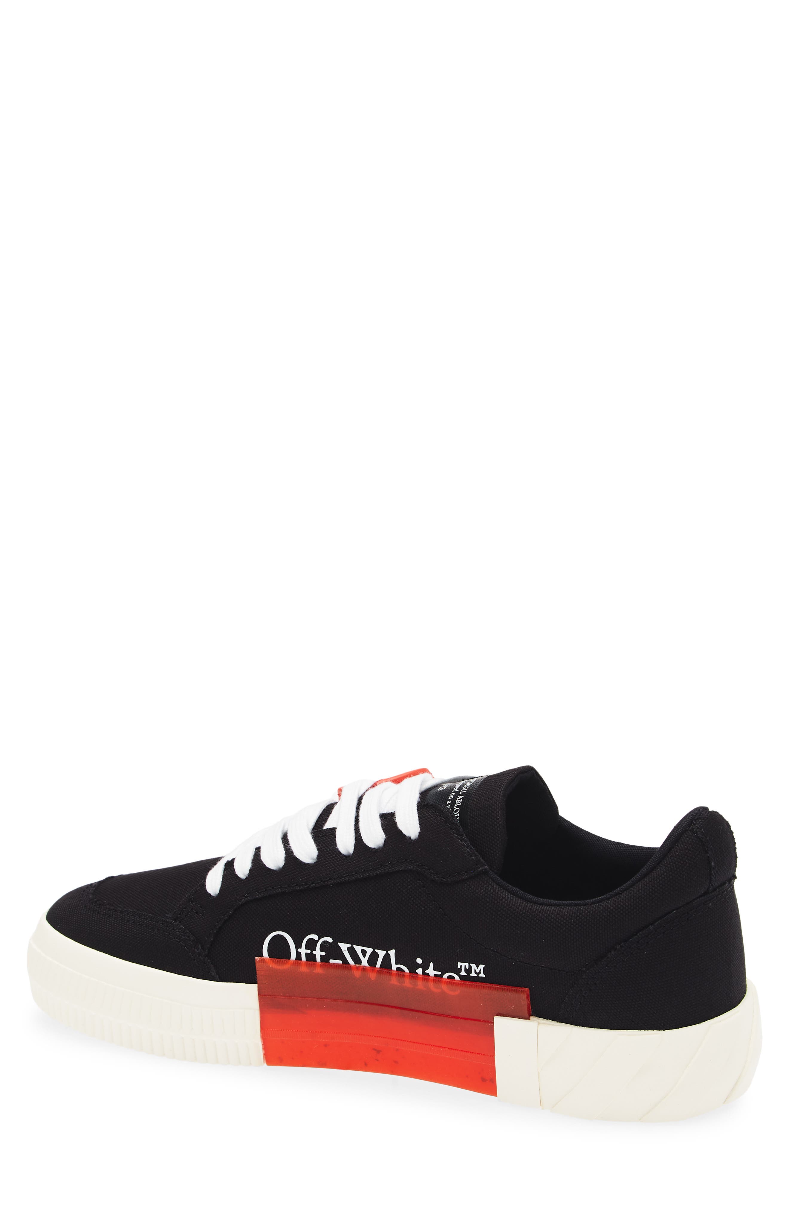 Off-White Low Vulcanized Canvas Sneaker, Alternate, color, 