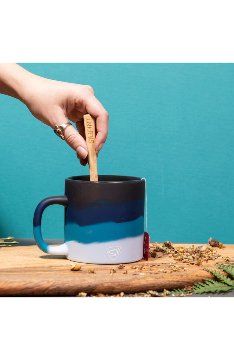 Silipint 2 Pack 16oz Silicone Coffee Mug W/ Lid, Alternate, color, 