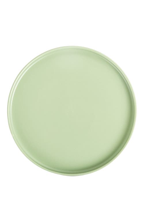 Stone Lain Stella Porcelain 6-piece Dinner Plate Set In Green