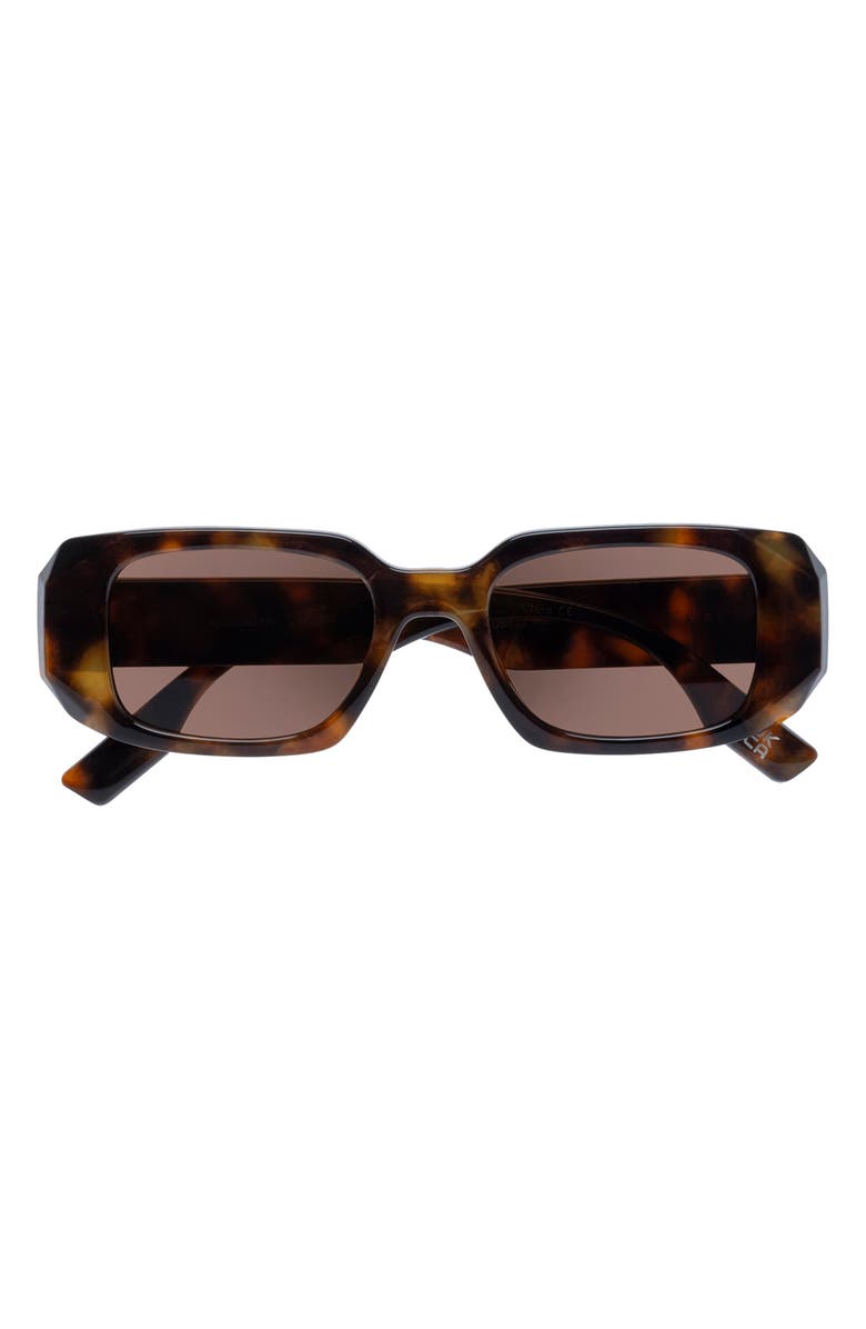 AIRE Ascendant 49mm Rectangular Sunglasses, Alternate, color, Dark Tortoise