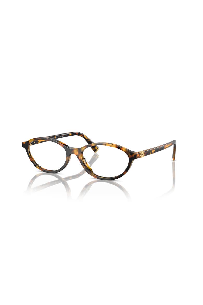 54mm Oval optical glasses, Main, color, Tortoise