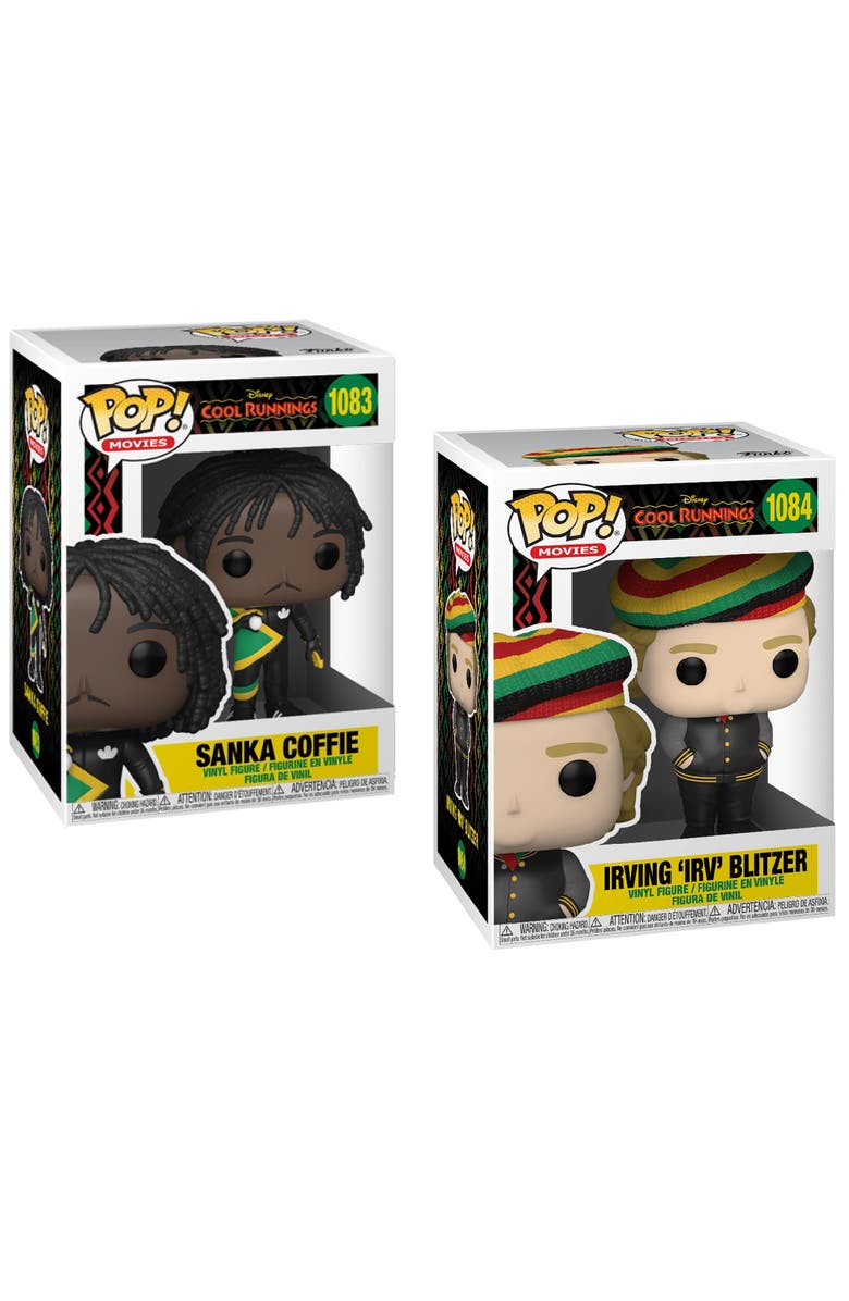 Funko Irving "Irv" Blitzer/Sanka Coffie (Cool Runnings) Combo Set (2) Funko Pop!, Alternate, color, Multicolored