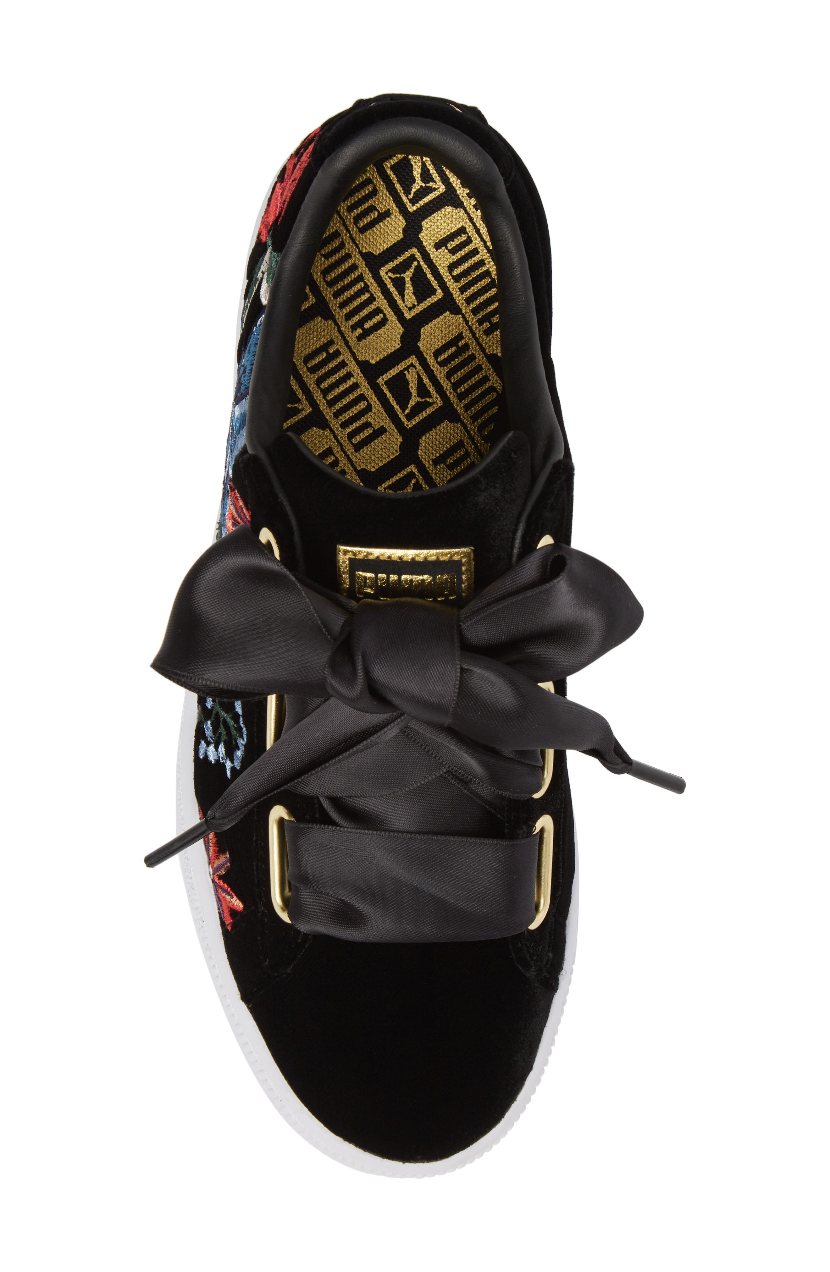 PUMA Basket Heart Hyper Embroidered Sneaker, Alternate, color, 