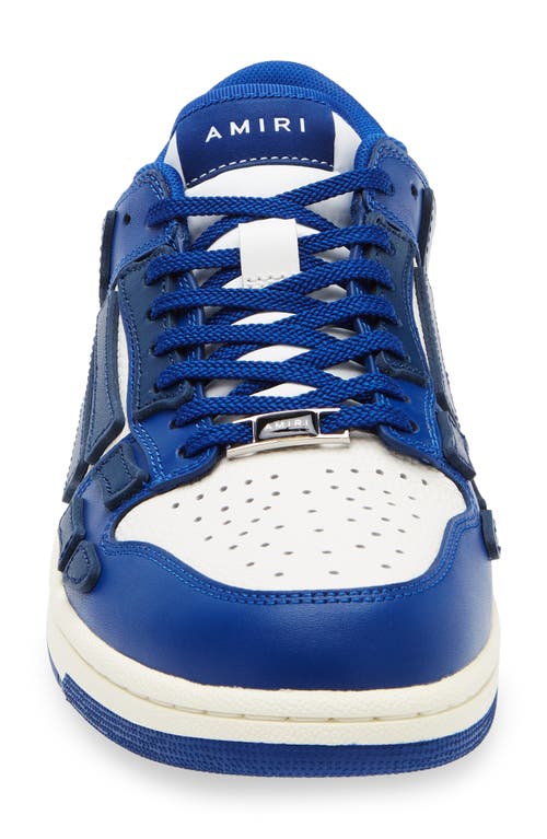 Amiri Low-top Leather Sneakers With Perforated Upper