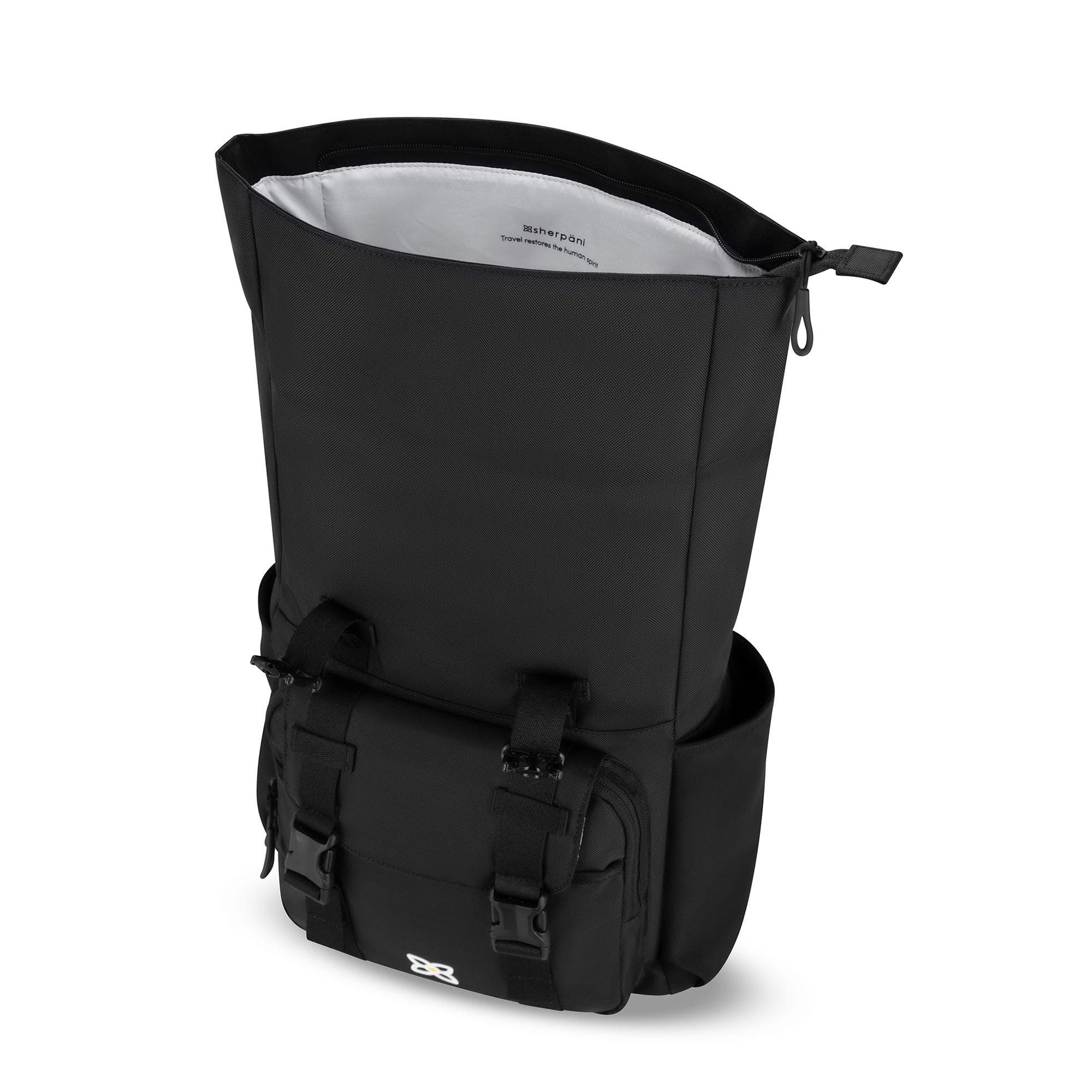 Sherpani Sedona Travel Laptop Backpack,  Fits 15 Inch Laptop, Raven, Alternate, color, Raven