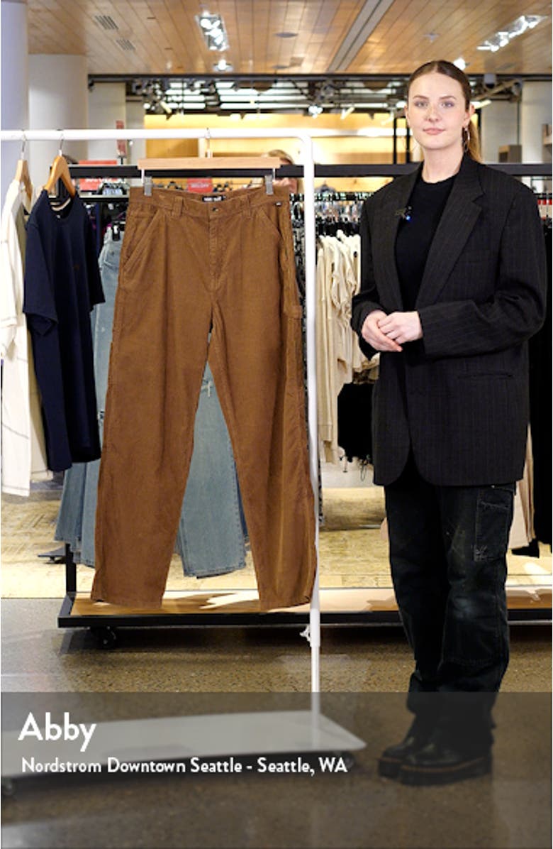 Drill Chore Relaxed Fit Cotton Corduroy Pants, sales video thumbnail