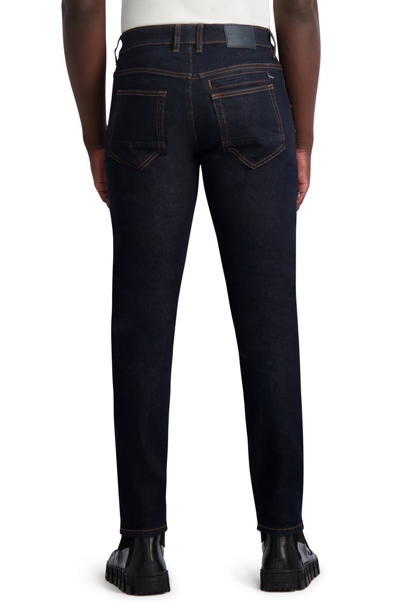 KARL LAGERFELD PARIS Coin Pocket Slim Fit Jeans, Alternate, color, 