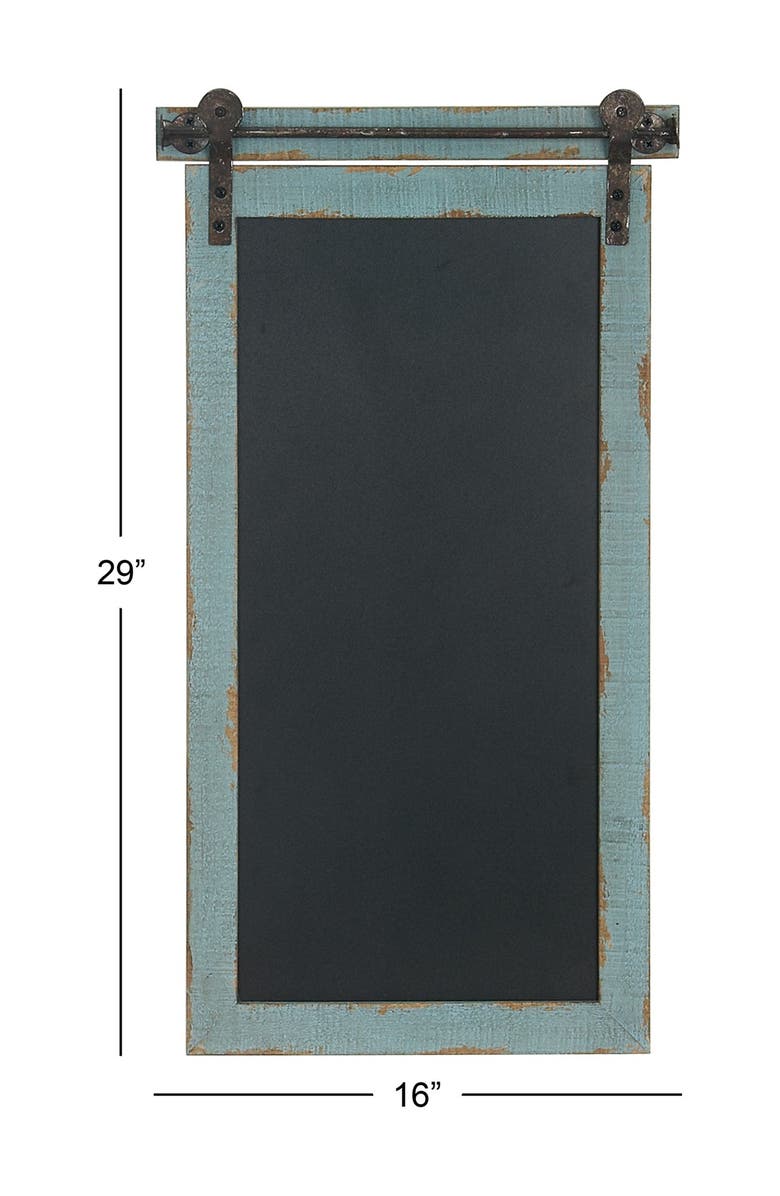 SONOMA SAGE HOME Blue Sign Wall Decor with Chalkboard, Alternate, color, 