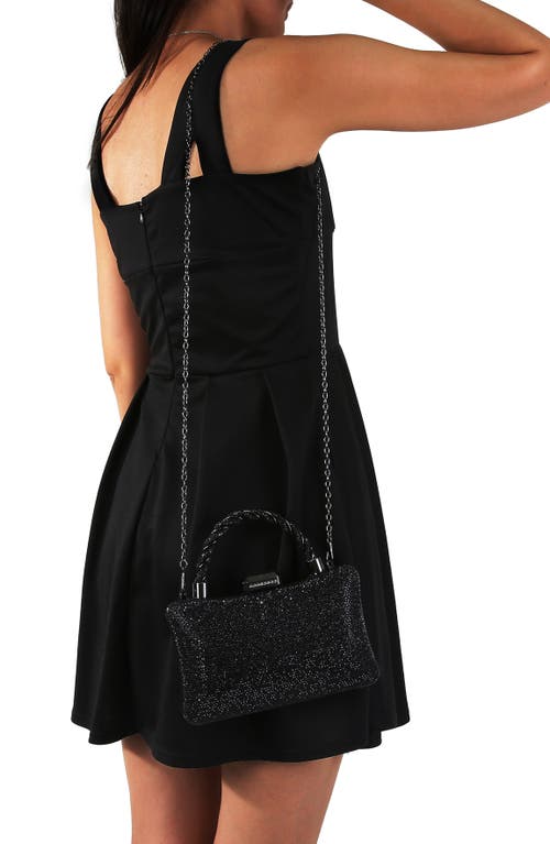 Berness Rhinestone Clutch In Black