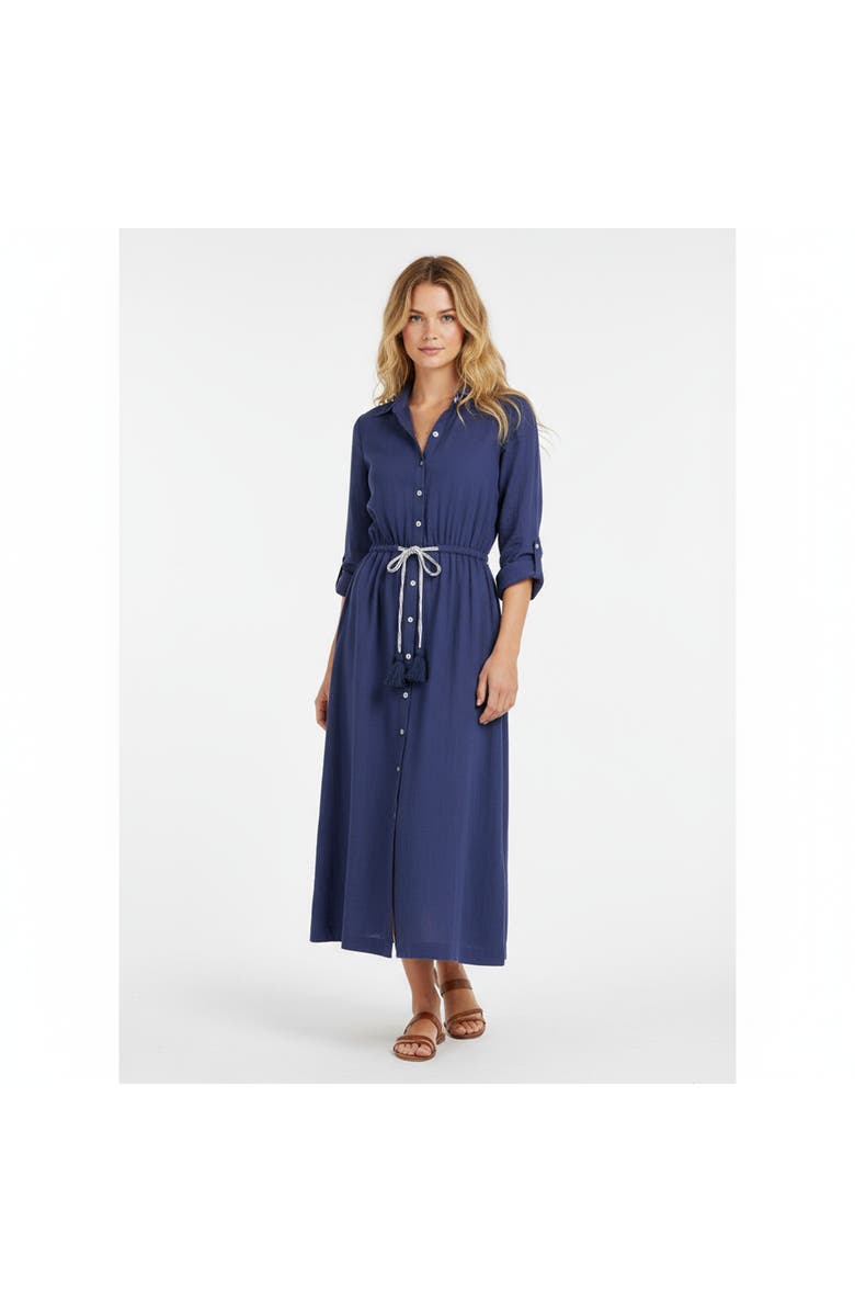 Mer St. Barth Anais Women's Shirtdress, Alternate, color, Blue