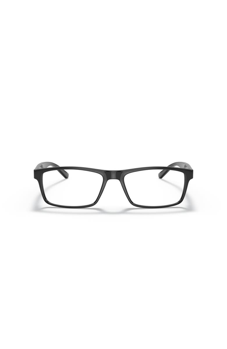 Sferoflex 56mm Rectangle optical glasses, Alternate, color, Black