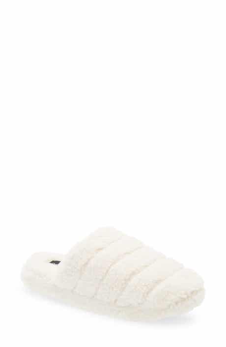 Quilted Faux Fur Scuff Slipper