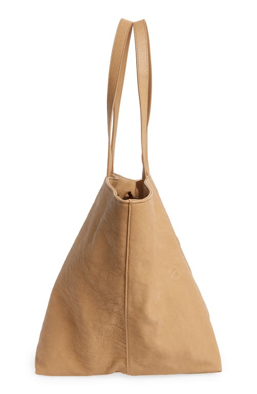 Alexander Wang Punch Logo Crinkled Leather Tote