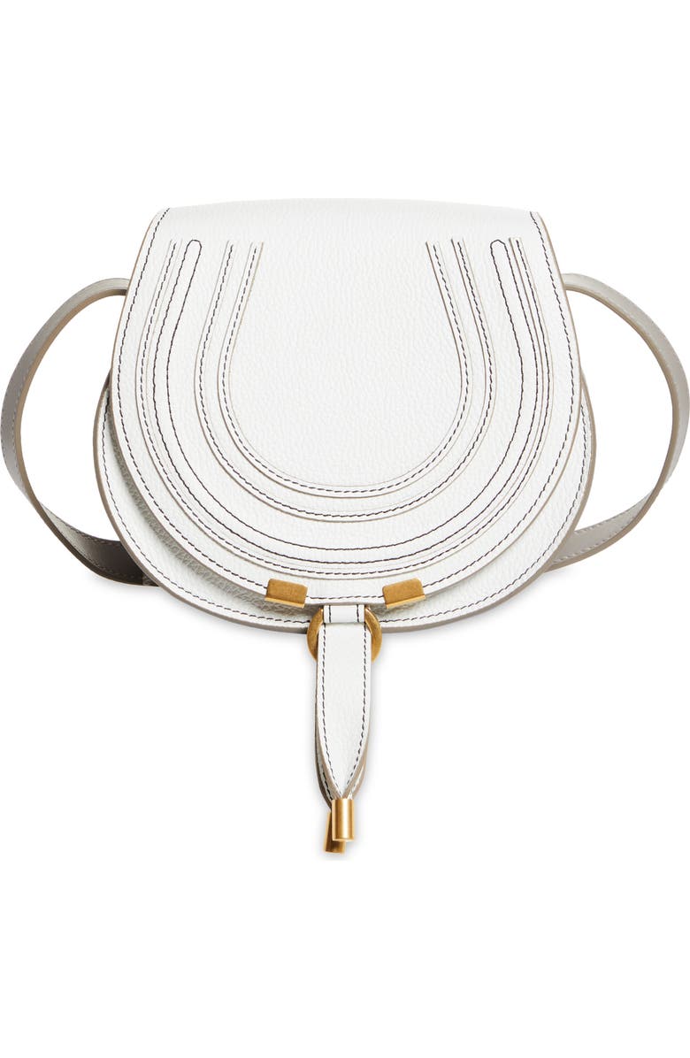 Chloé Small Marcie Leather Crossbody Bag, Main, color,