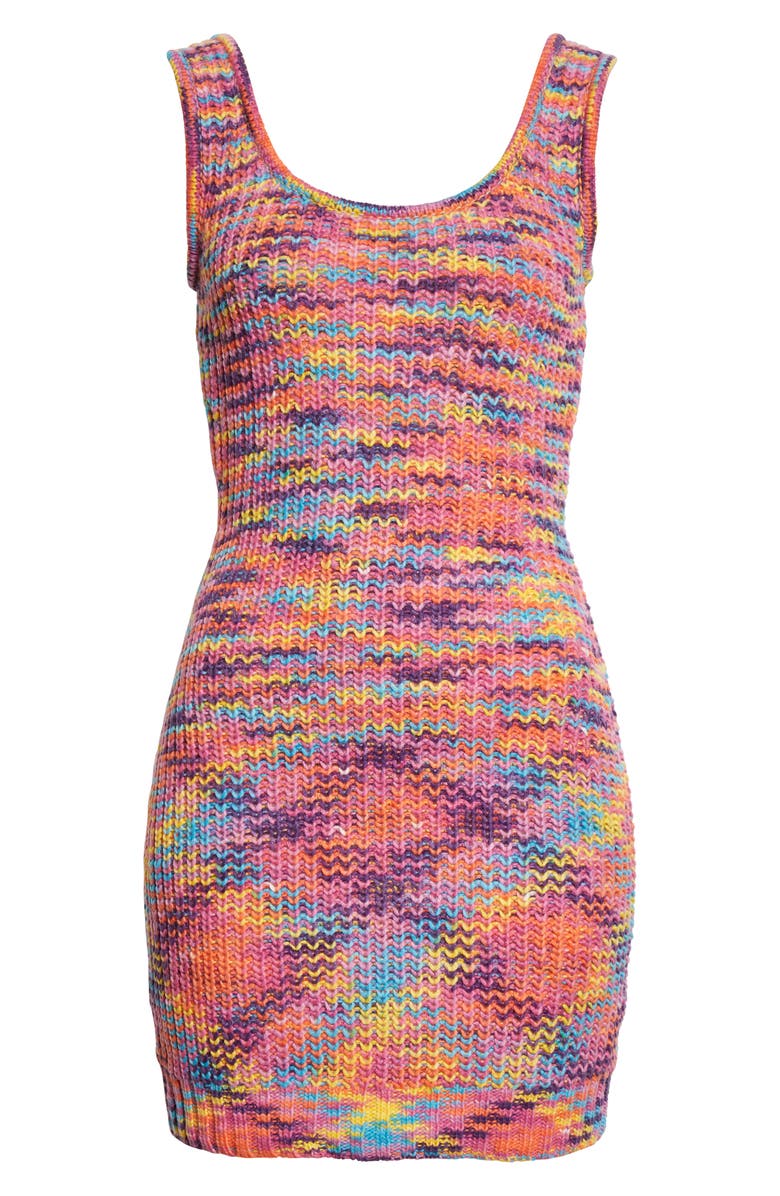 STAUD Gardenia Sweater Knit Minidress, Alternate, color,