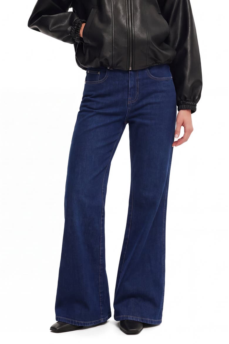 High Waist Baggy Jeans, Alternate, color, Blue Wash