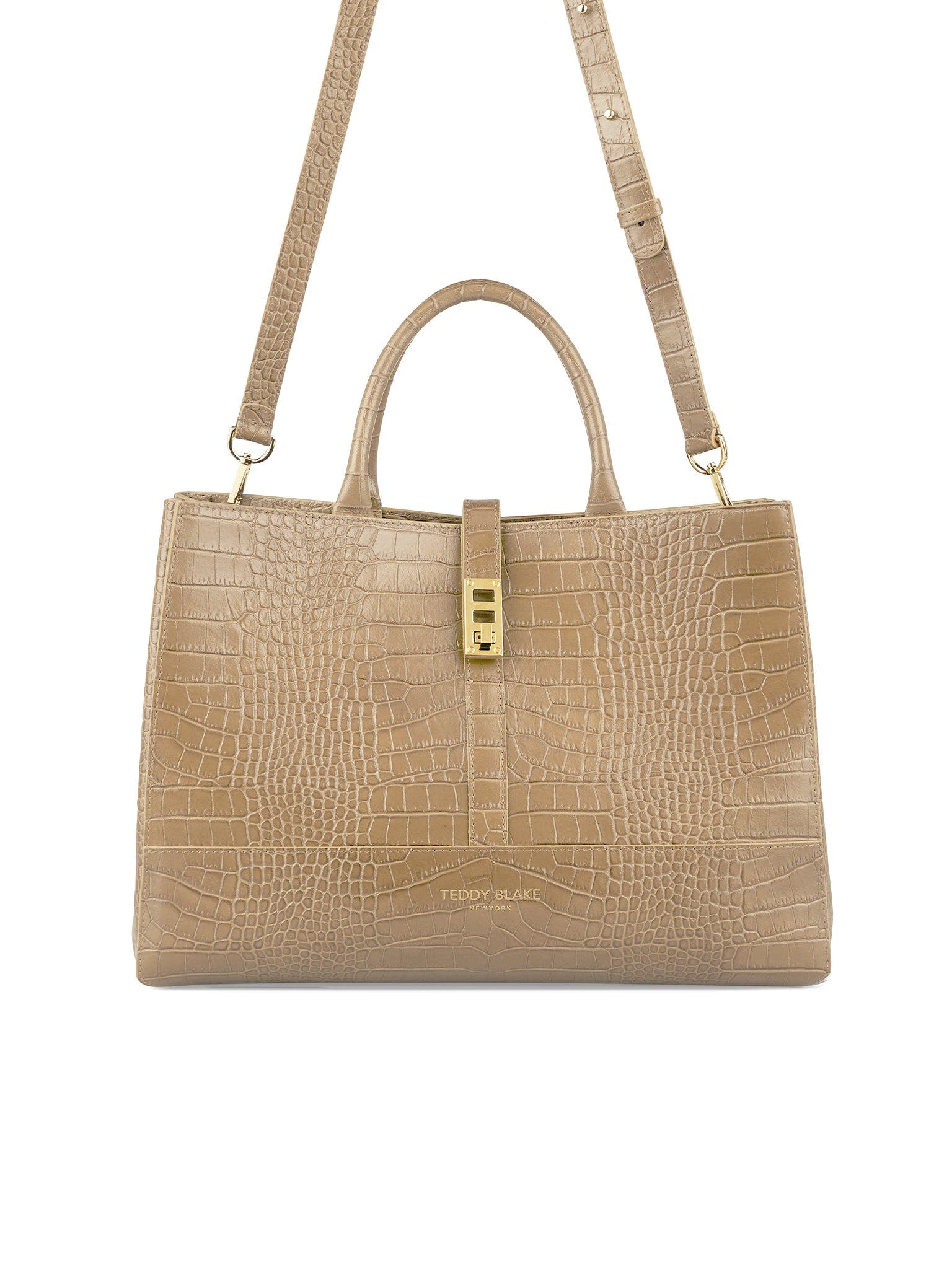 Teddy Blake Lola Croco 15", Alternate, color, Light Beige