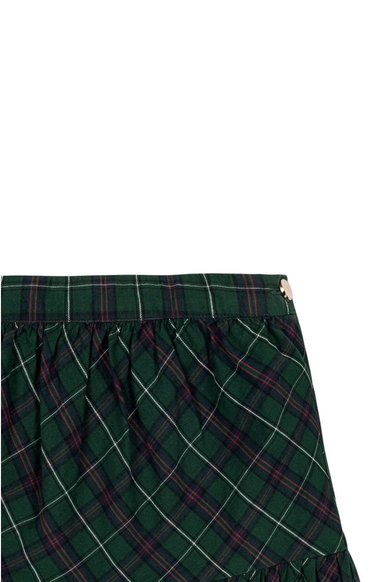 Hope & Henry Baby Girls' Organic Flounce Party Skirt, Infant, Alternate, color, Merry Pine Plaid