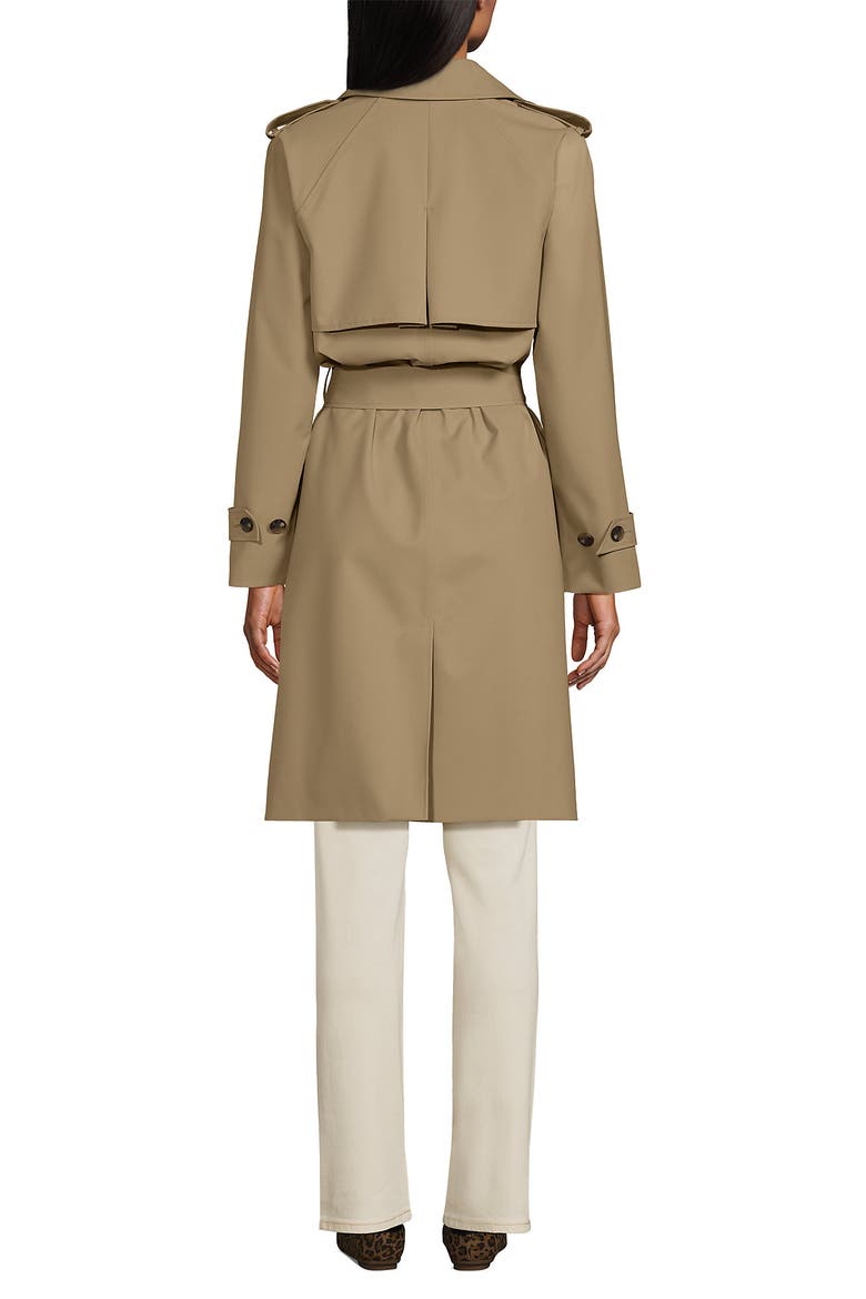 Squall Waterproof Modern Trench Coat, Alternate, color, Desert Tan