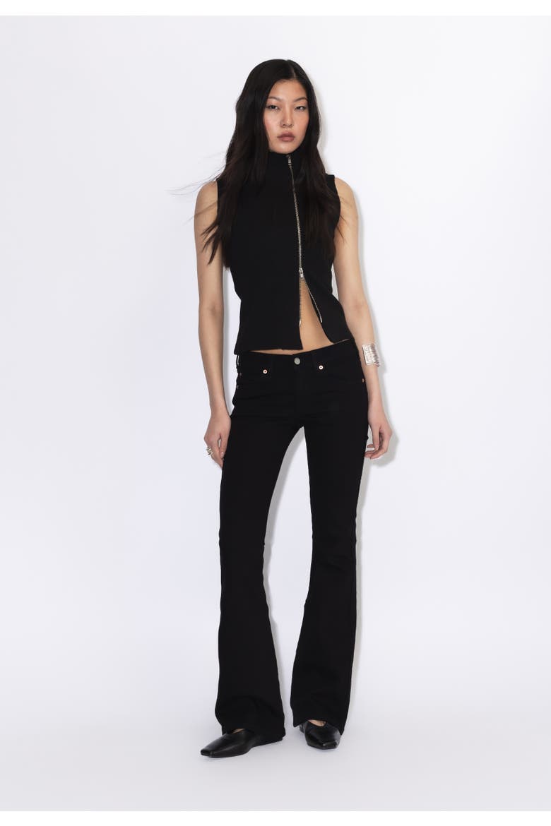 Kily Low Bootcut Jeans, Alternate, color, Solid black