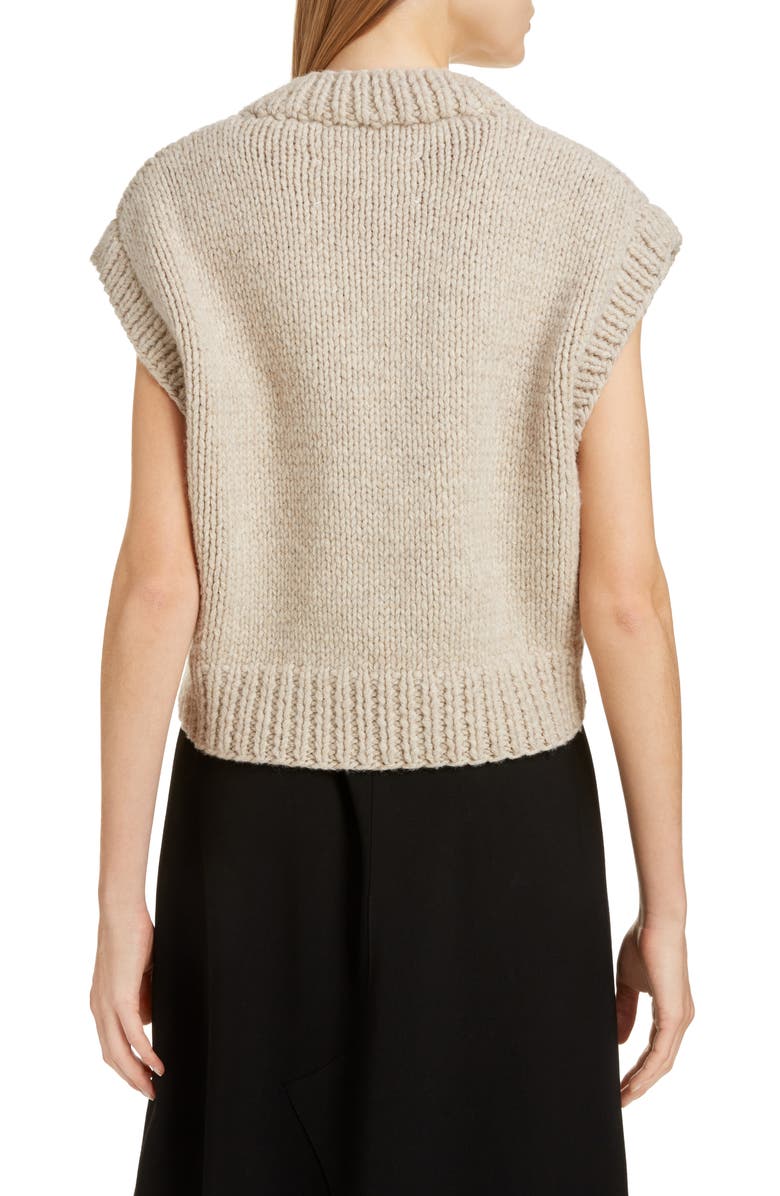 Maison Margiela V-Neck Sweater Vest, Alternate, color,