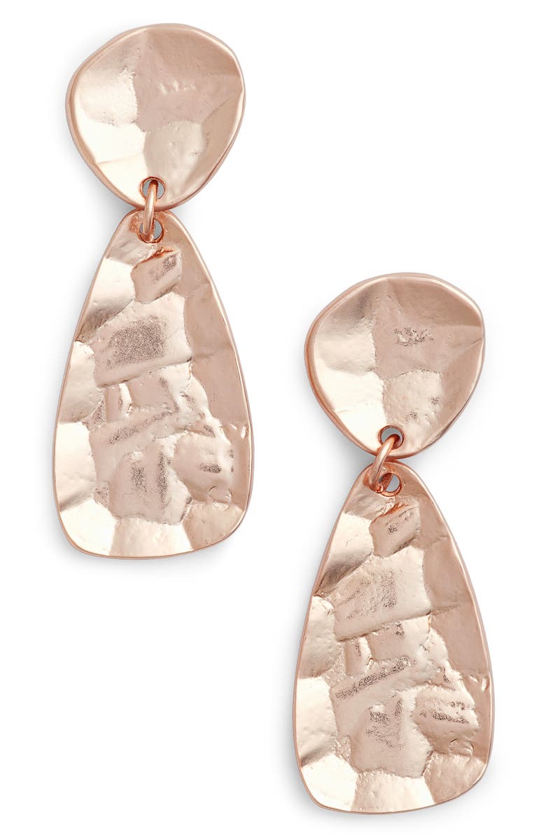 Karine Sultan Athena Oval Drop Earrings, Main, color, 