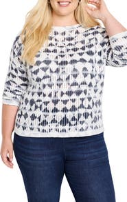 NIC+ZOE Cotton Open Stitch Sweater