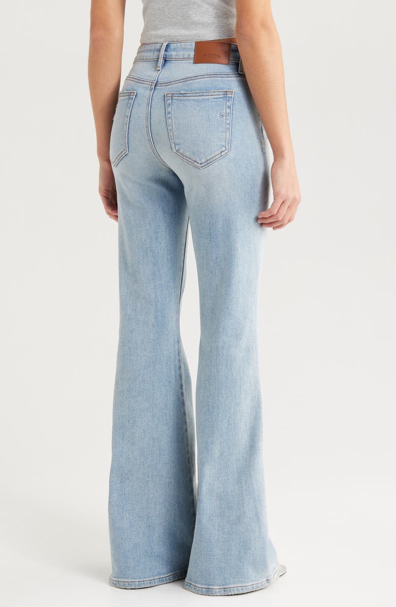 HIDDEN JEANS Seamed Flare Jeans, Alternate, color, 