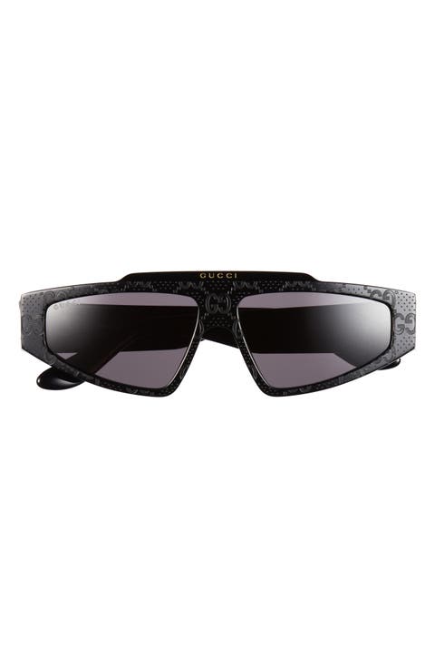 58mm Rectangular Sunglasses