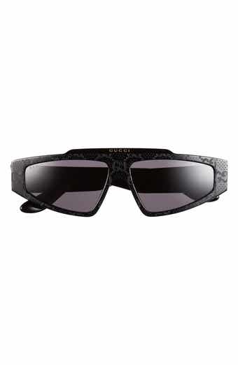 Gucci 58mm Rectangular Sunglasses