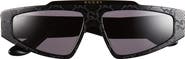 Gucci 58mm Rectangular Sunglasses