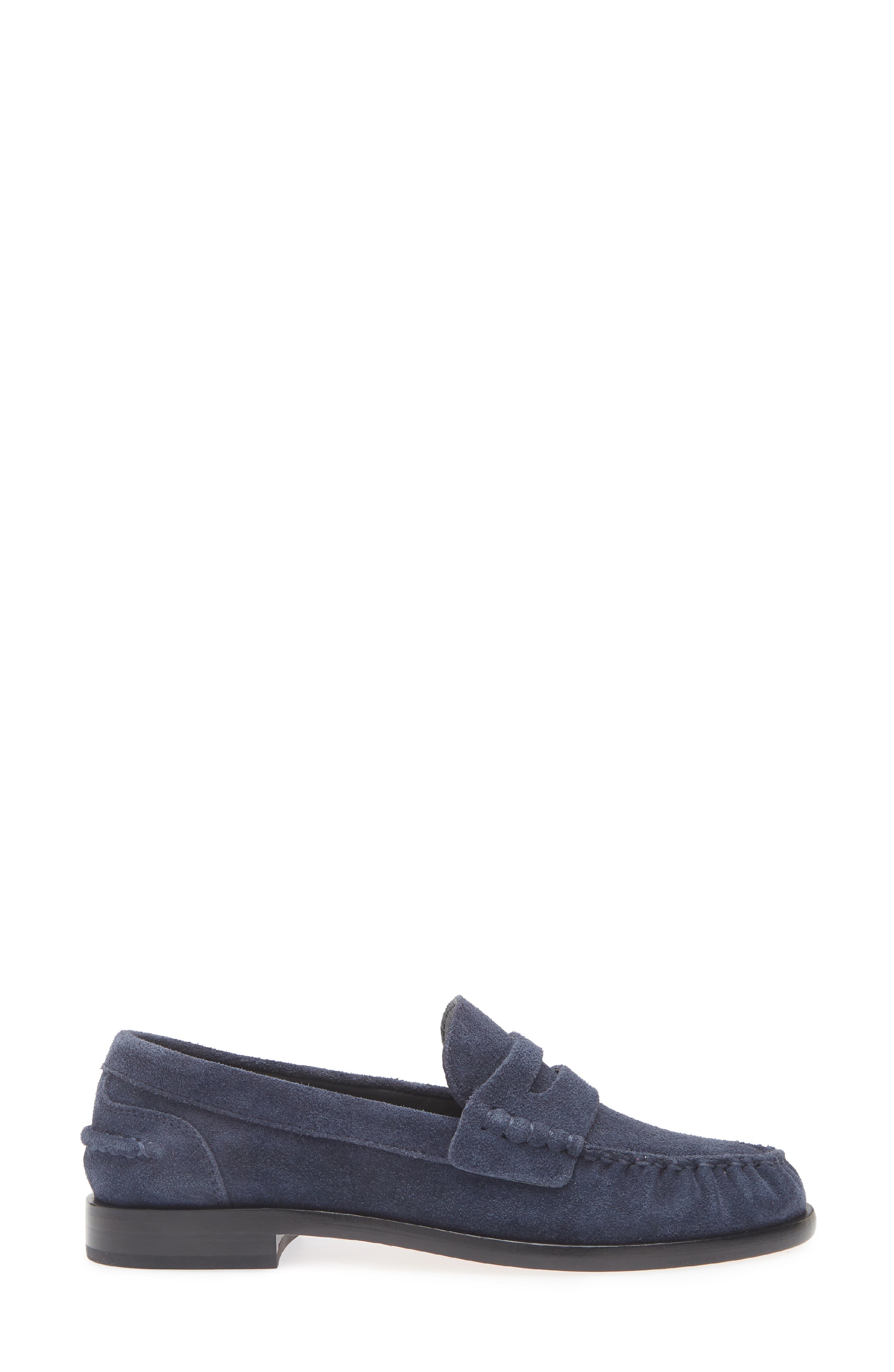 rag & bone Carter Penny Loafer, Alternate, color, Navy Sd